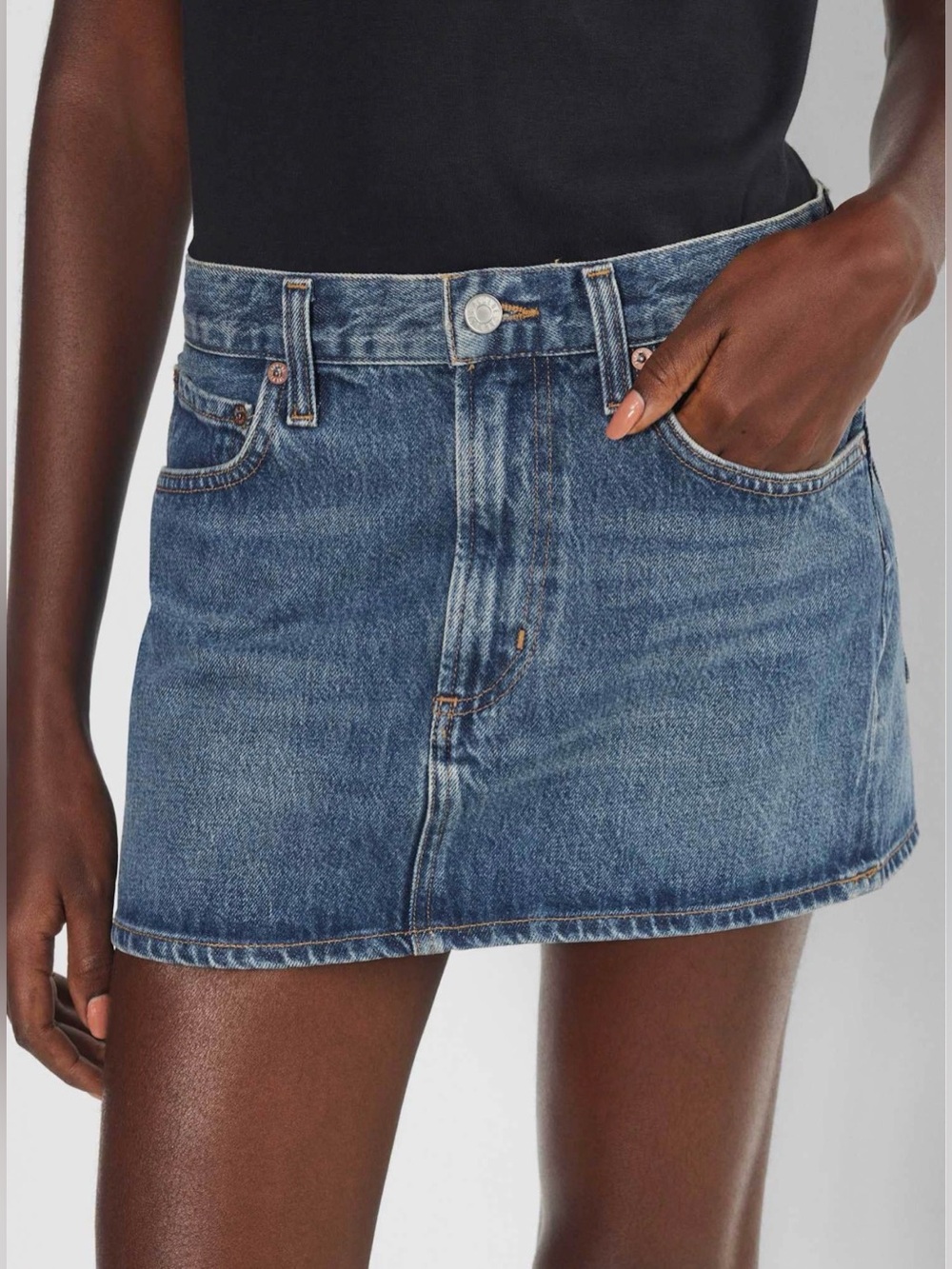 AGOLDE Alek Denim Mini Skirt, Sz 28 NWT